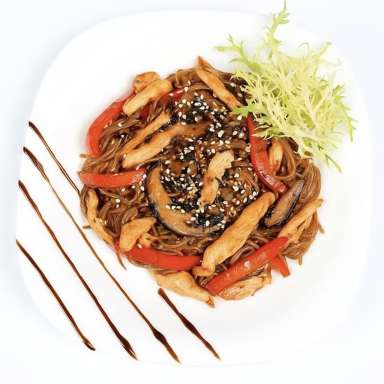 Фунчоза с индейкой